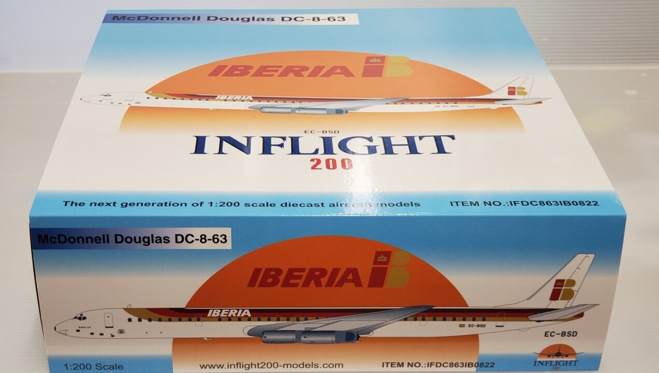 Inflight200 Iberia DC-8-63