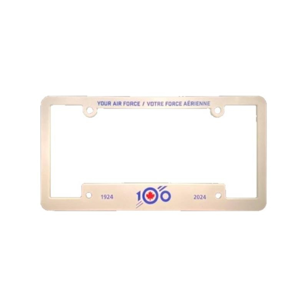 RCAF 100 License Plate Frame