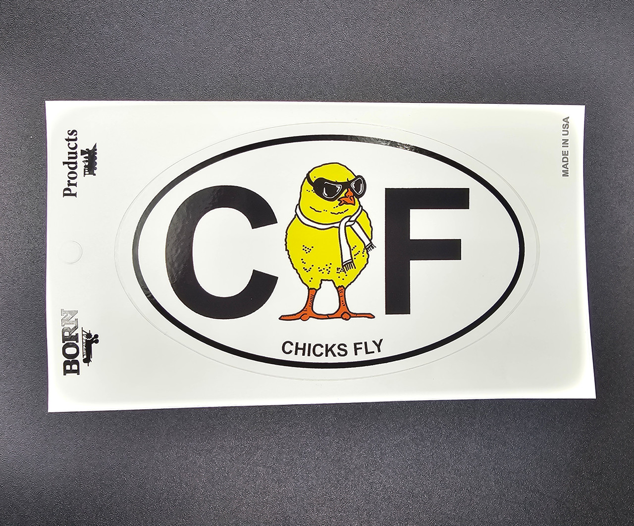Chicks Fly Sticker