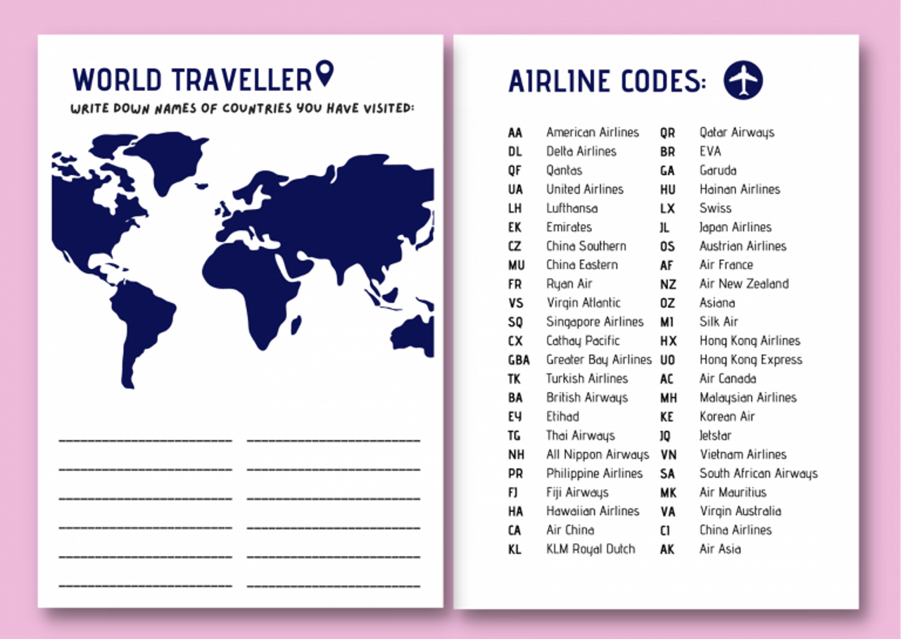 Boys Junior Flight Logbook