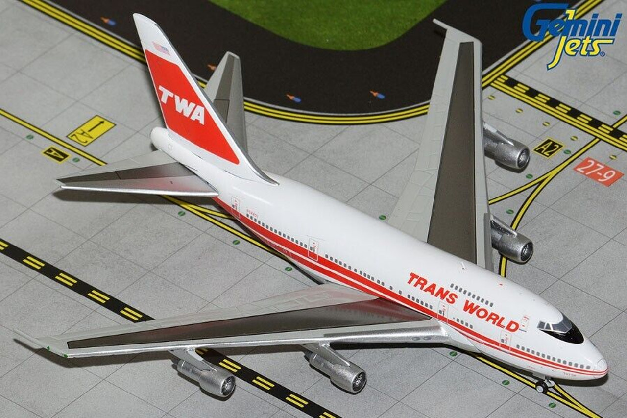 Gemini Jets 1:400 TWA Trans World 747SP 