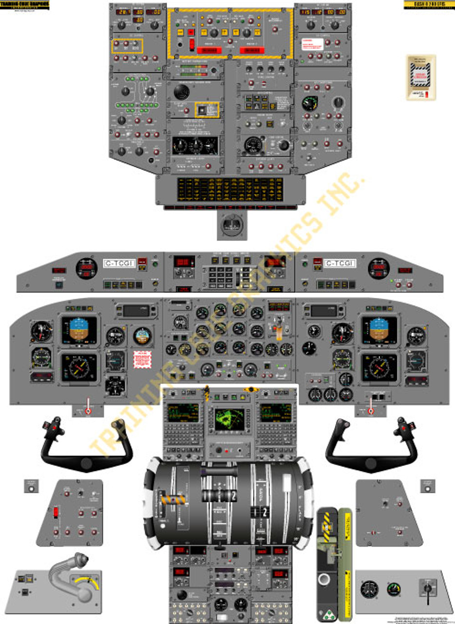 Bombardier Dash 8-200 EFIS Poster