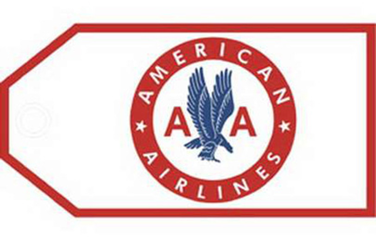 American Airlines Retro Luggage Tag 