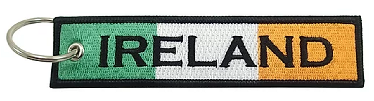 Embroidered Flag Keychain - Ireland