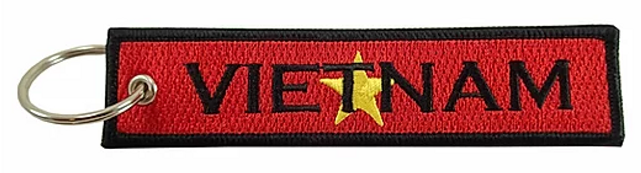 Embroidered Flag Keychain -  Vietnam