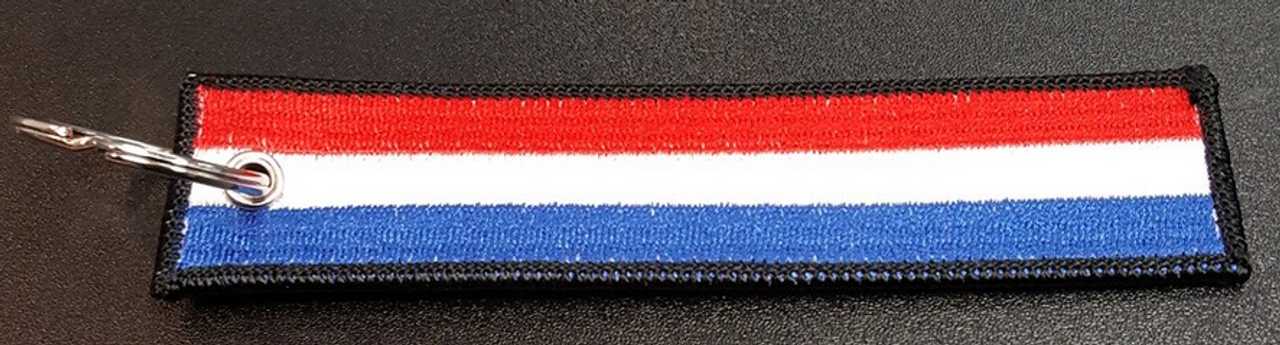 Embroidered Flag Keychain - Netherlands
