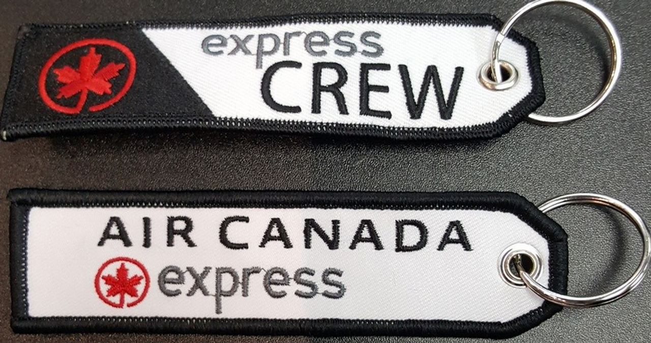 Embroidered Keychain - AIR CANADA express crew