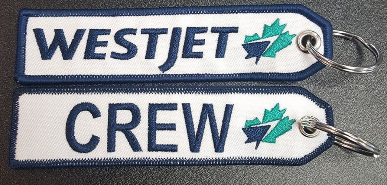 Embroidered Keychain - WestJet Crew