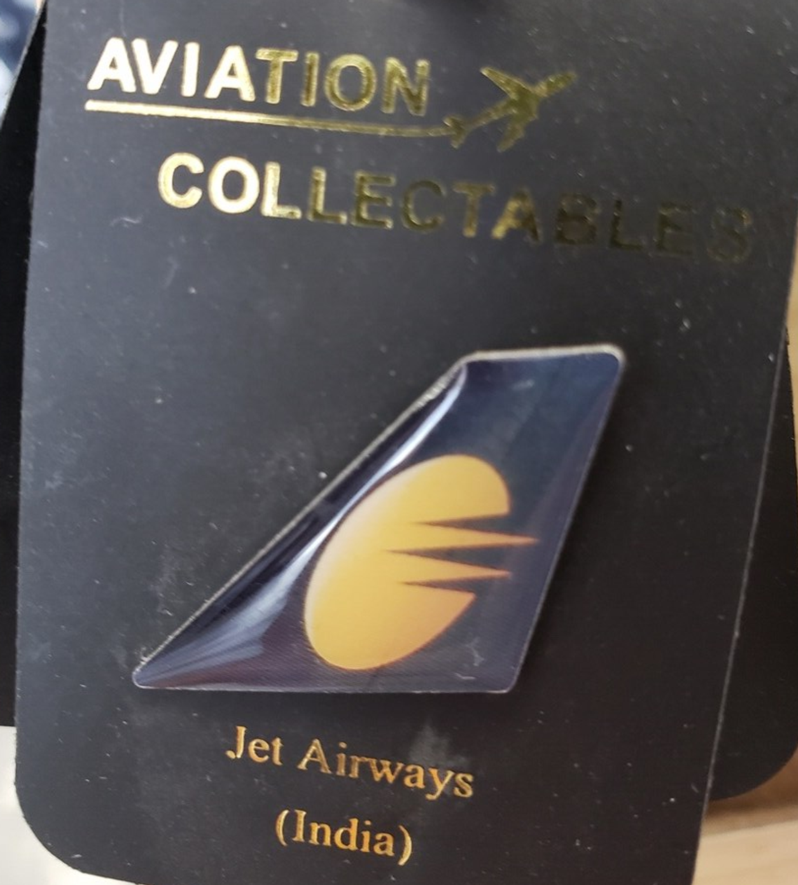 Lapel pin - Jet Airways tail