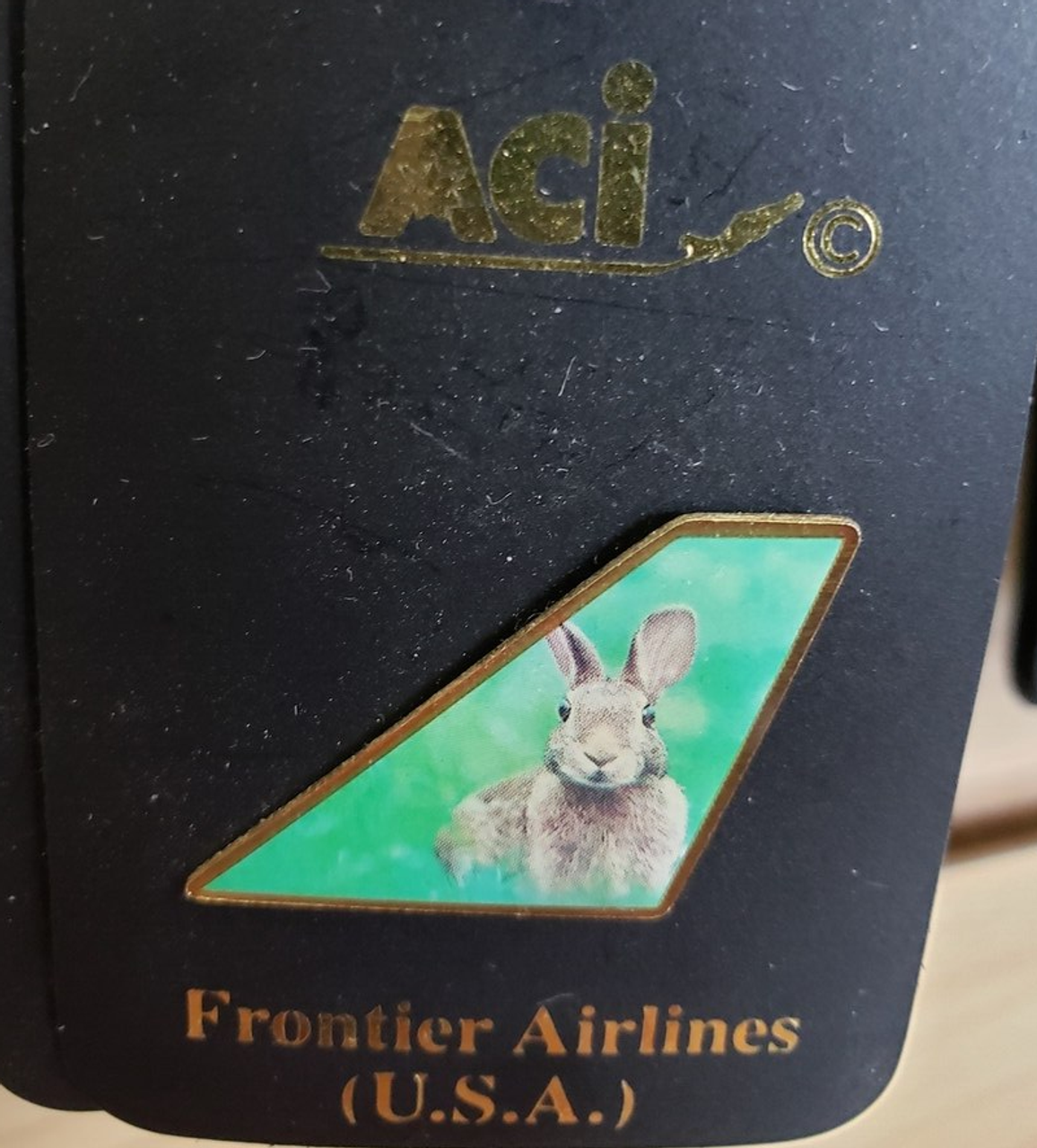 Lapel pin - Frontier Airlines tail