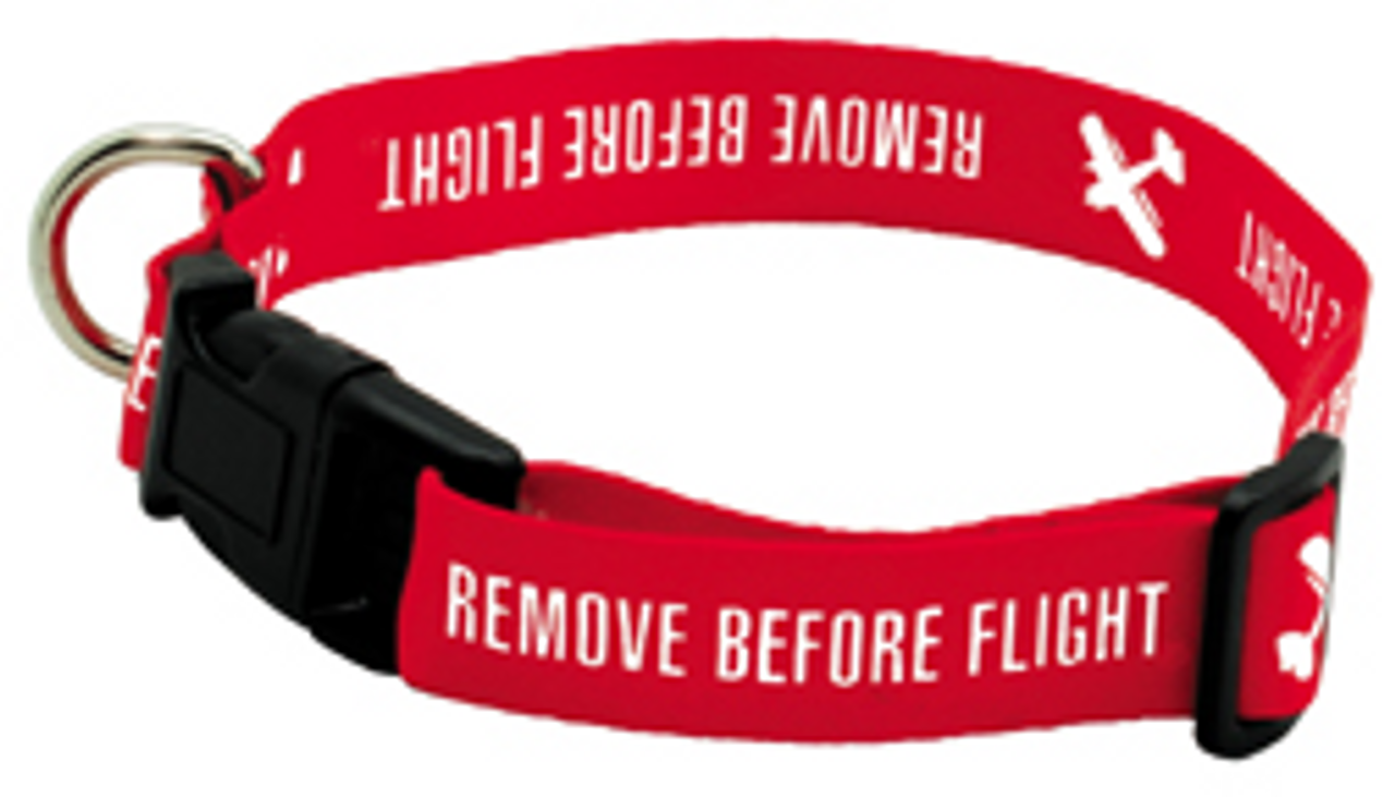 Remove Before Flight Dog Collar - Small