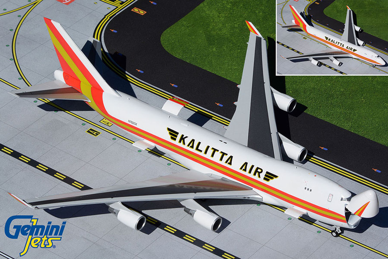 Gemini200 1:200 Kalitta Air 747-400F (Interactive Series)