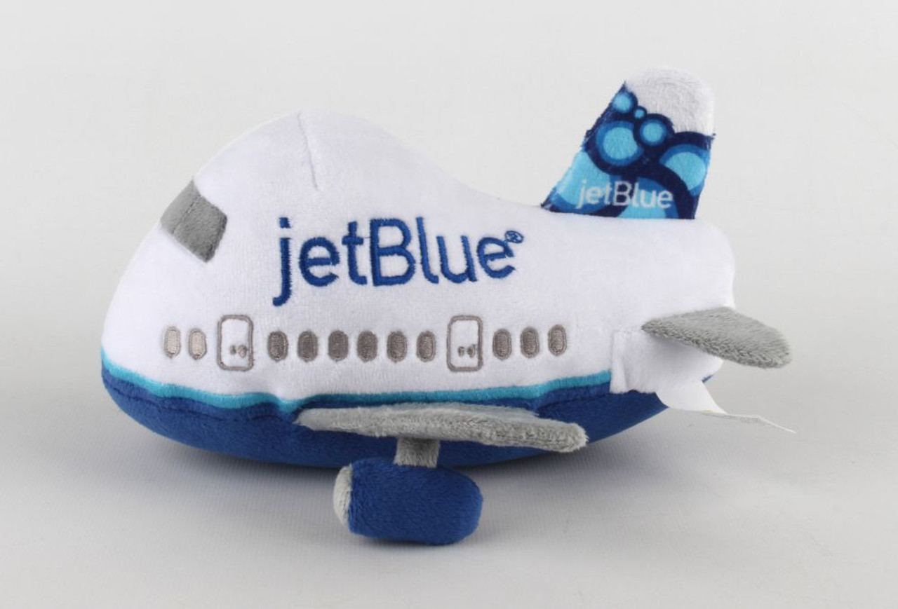 Jet Blue Stuffed Toy w/Sound