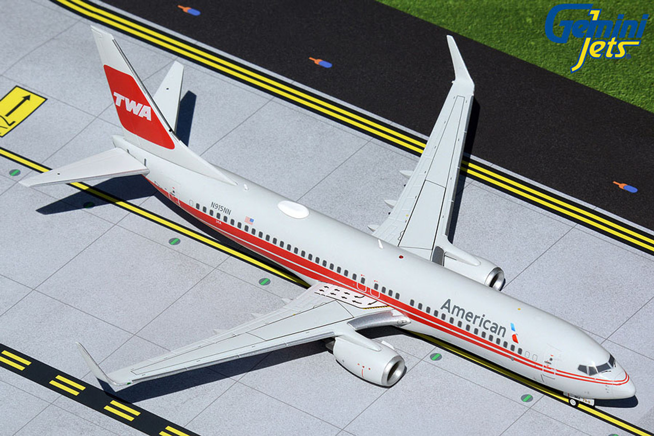 Gemini200 1:200 American Airlines 737-800 (TWA Heritage Livery)