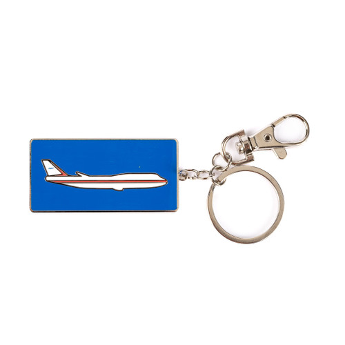 Boeing Chrome Clip-On Badge Holder