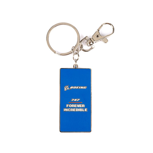 Boeing 747 Forever Keychain