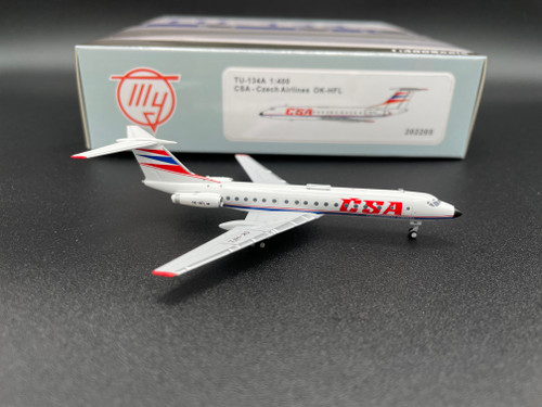 Panda Models 1:400 Czech Airlines TU-134