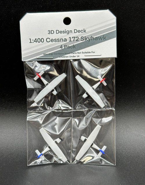 3D Design 1:400 Cessna C-172 (4 Pack)