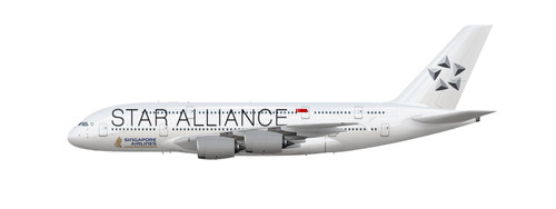 PH400 Singapore Airlines A380 9V-SKX "Star Alliance"