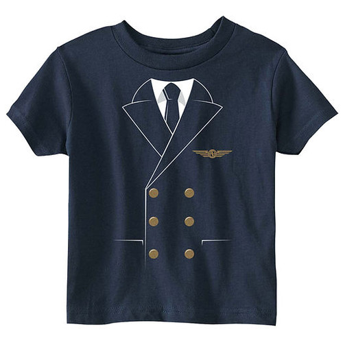 Pilot Uniform Toddler Shirt