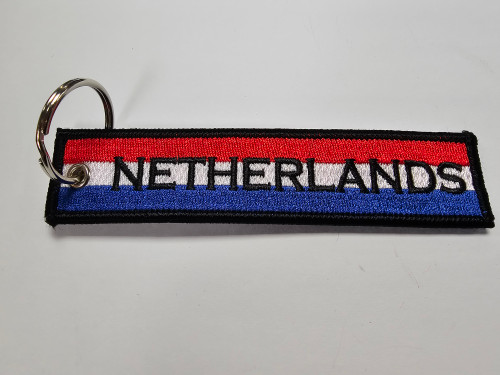 Embroidered Keychain - Netherlands