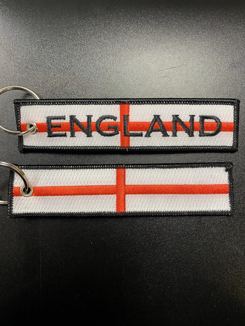 Embroidered Flag Keychain - England 