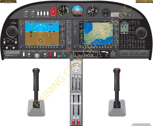 Diamond DA42 Twin Star Cockpit Poster