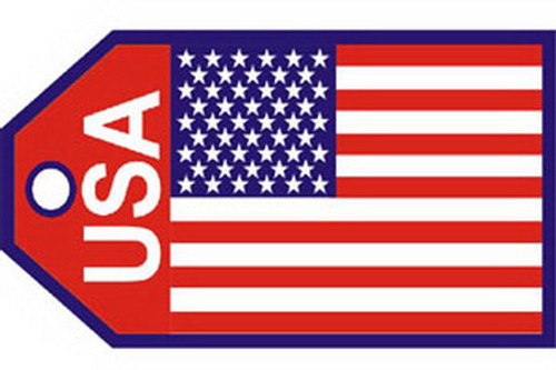 USA Flag Luggage Tag 