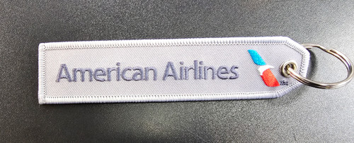 Embroidered Keychain - AMERICAN AIRLINES