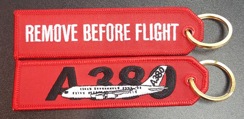 Embroidered Keychain - AIRBUS A380