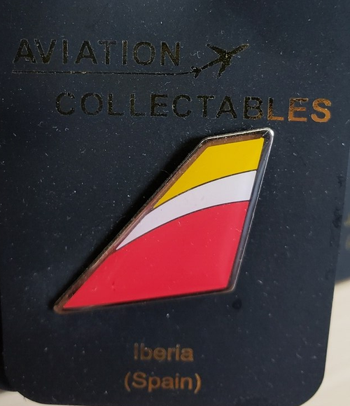 Lapel pin - Iberia tail