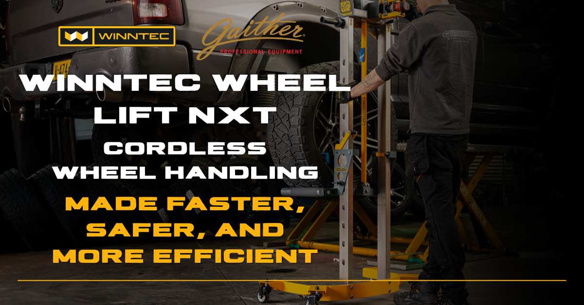 Winntec Wheel Lift NXT: Cordless Wheel Handling Made Faster, Safer, and More Efficient