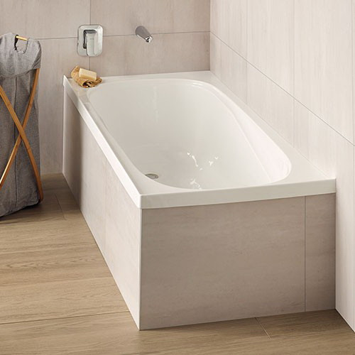Pacific 1525 x 740 x 405mm Drop In Bath Without Frame