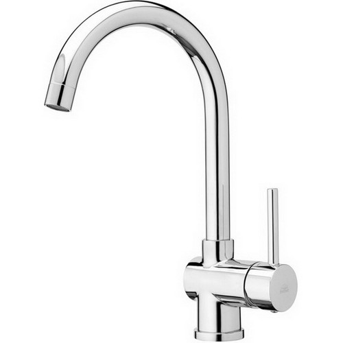 Stick Kitchen Sink Mixer 1 Hole With Swivel Spout & Aerator & 2 Stainless Steel Hoses SK180