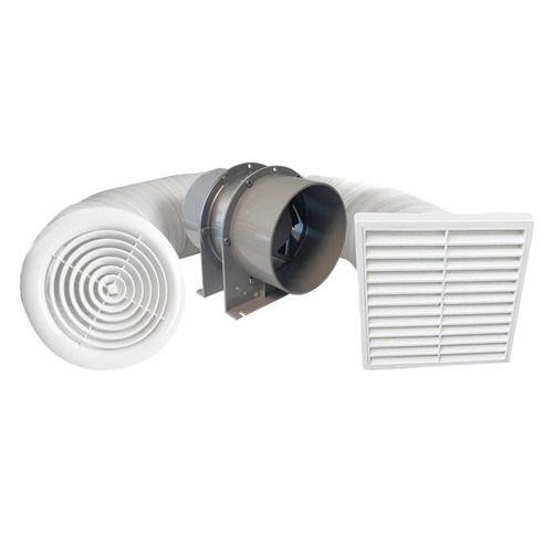 Classic Inline Extraction Fan Kit Axial without Lights 150mm