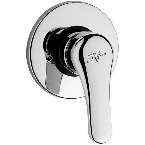 Nettuno Shower Mixer Concealed With 1 Outlet & Wall Plate & 1/2 Inch Connections No Diverter Chrome