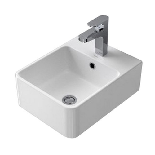 Cube Wall Basin One Tap Hole 683515W