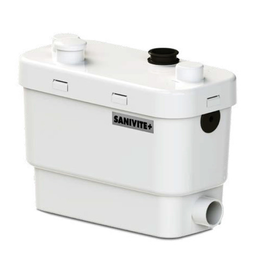 Sanivite Grey Water Pump For Bathroom And Laudry Use Four Connection