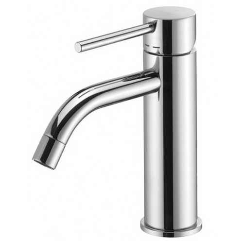 Light Wash Basin Mixer 1 Hole 1 Lever 122mm Deck Mount Chrome Plated FLIG071
