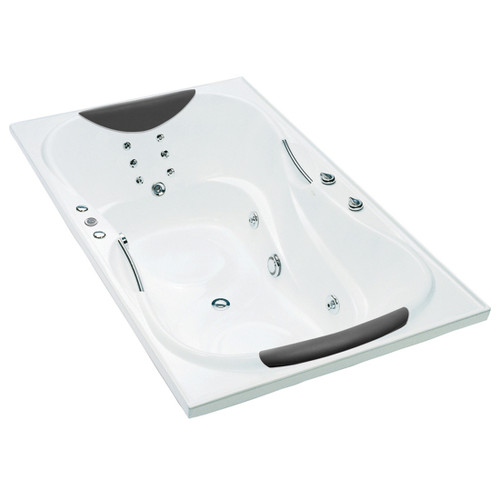 Evora Rectangular Spa Bath 1850 x 1100mm 11255A-CA4-0