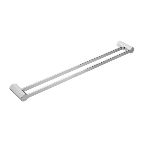 Singulier Double Towel Bar Polished Chrome 610mm 15206T-CP