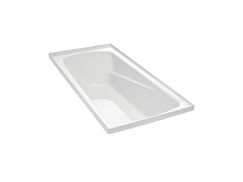 Duo II Rectangle Bath 1670 x 760 x 420mm 1064A-0
