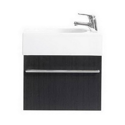 Boston Metro Wall Hung Vanity 1 Door 500mm Charred Oak