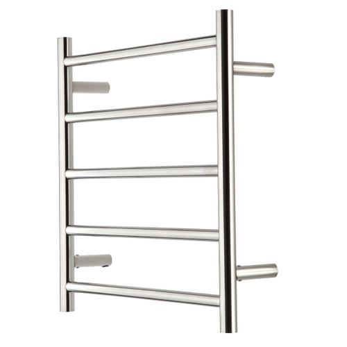 R Series Round Towel Warmer 600 x 122 x 560mm 5 Rail Stainless Steel High Polish