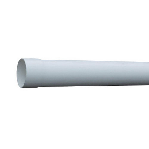 Round Rainwater Downpipe 80mm x 3m SOE PVC-U White RP80.3SOE
