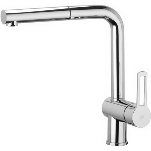 Ringo Kitchen Sink Mixer 1 Hole & Swivel Spout & 3 Stainless Steel Hoses & Nylon Hose & Hand Shower