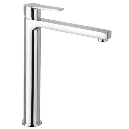 Ringo West Bathroom Wash Basin Mixer Tall & Aerator & 2 Stainless Steel Hoses WS081