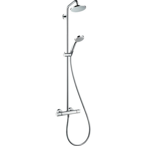 Croma Showerpipe 160 1 Jet With Thermostat Chrome 27135000