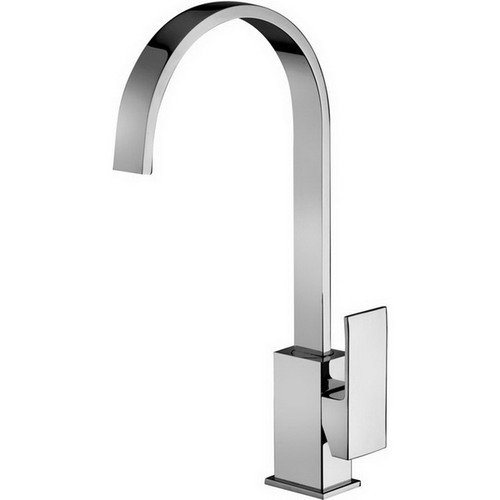 Elle 1 Hole Sink Mixer with Swivel Spout Chrome