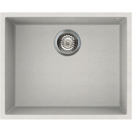 Elleci Quadra Metaltek Composite Single Bowl Undermount Sink Granite Aluminium ELMQ105-79